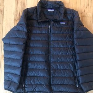 Patagonia boys down sweater jacket xl black